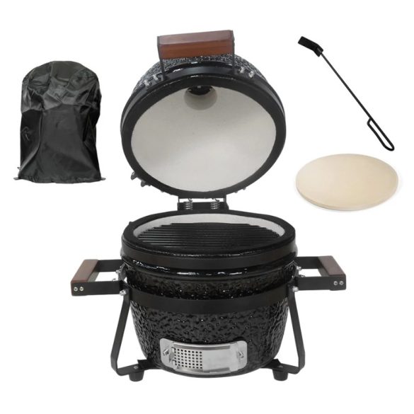 Perfect Home Kamado SE Premium Line Gril 13"/32 cm lesklá čierna – sada 16703