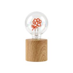   Dekoratívna stolná lampa s LED žiarovkou – s motívom kytice kvetov 17002