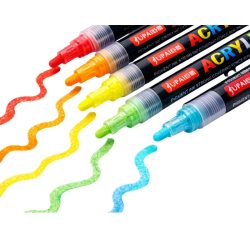 Sada akrylových fixiek 24 ks, vodovzdorné, 4 mm 18322_24