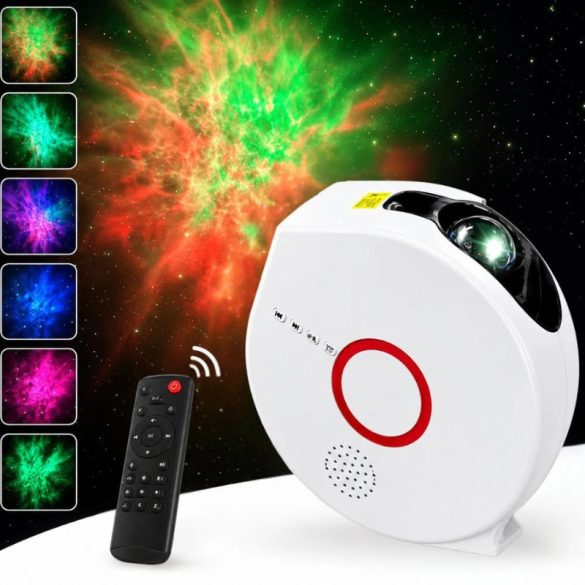 LED projektor galaxie a hviezd s Bluetooth reproduktorom 18334