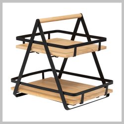 Raft de depozitare 5five cu 2 niveluri – 190114