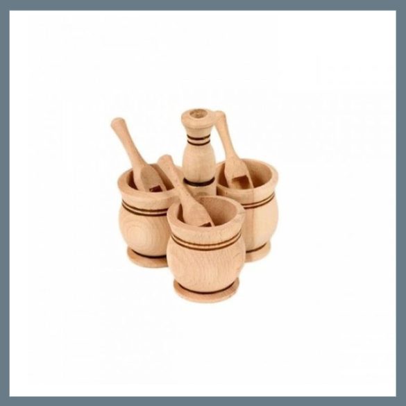 Drevený stojan na korenie 19067