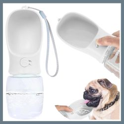 Prenosná cestovná fľaša pre psov 380 ml 19445_B
