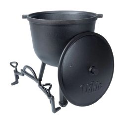   CAST LINE liatinový kotlík poľovnícky kotlík s nožičkami a pokrievkou 10 l 199053