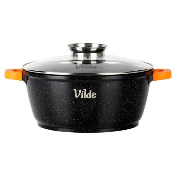 Vilde TERRUNA AROMA veľký granitový hrniec so sklenenou pokrievkou 28 cm 5.8 l 199106