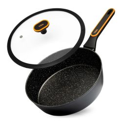   Pánev TERRUNA s granitovým povrchom a skleneným vekom 28 cm 199159