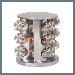 Otočný stojan na koreničky, 12 ks – Kovový 200202038