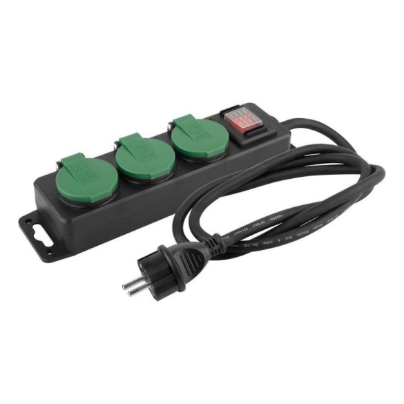 Predlžovací kábel Strend Pro FS0701 – 3 metre, s vypínačom, IP44 2130068