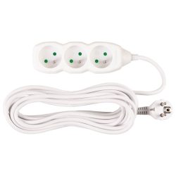Predlžovací kábel DG-F803B – 7 metrov, biely 213325