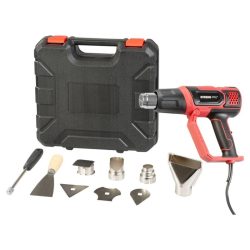   Teplovzdušná pištoľ Strend Pro HG203, 2000 W, LCD displej, s kufríkom 213810A