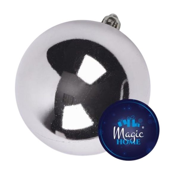 Vianočná guľa MagicHome, strieborná, 15 cm 2171343