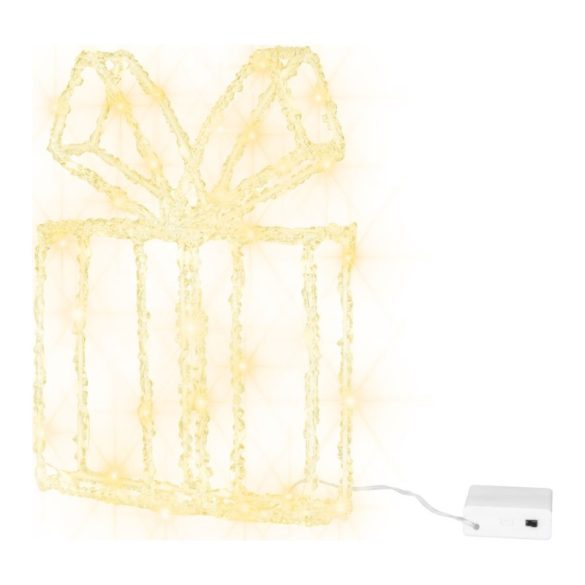 MagicHome LED vianočná darčeková dekorácia, akryl, 80 LED, 21 × 5 × 28 cm 2174118
