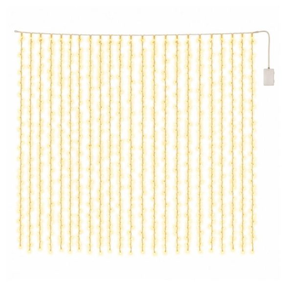 Svetelná záclona s 200/300 LED diódami, napájaná batériami, s 8 režimami svietenia, 300 x 200 cm 21M686KX1K-2