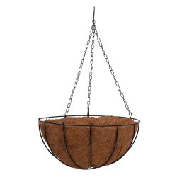   Závesný kvetináč Strend Pro s oceľovým reťazom a závesom, 35 × 35 × 17 cm 221837
