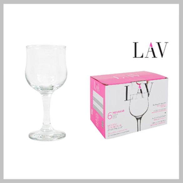LAV Sada 6 pohárov na víno, 2 dl Nevakar NEV533 22210S