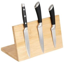   Vilde magnetický stojan na nože z bambusu 25 × 14 × 15 cm – kompaktné a praktické uloženie 229281