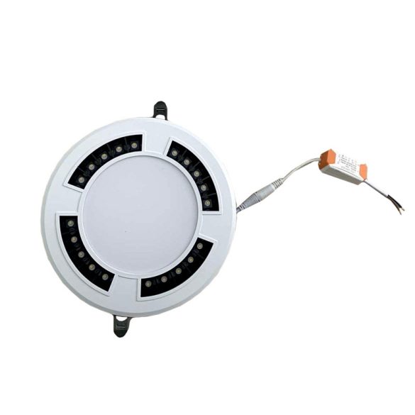 24 W zapustená okrúhla LED lampa