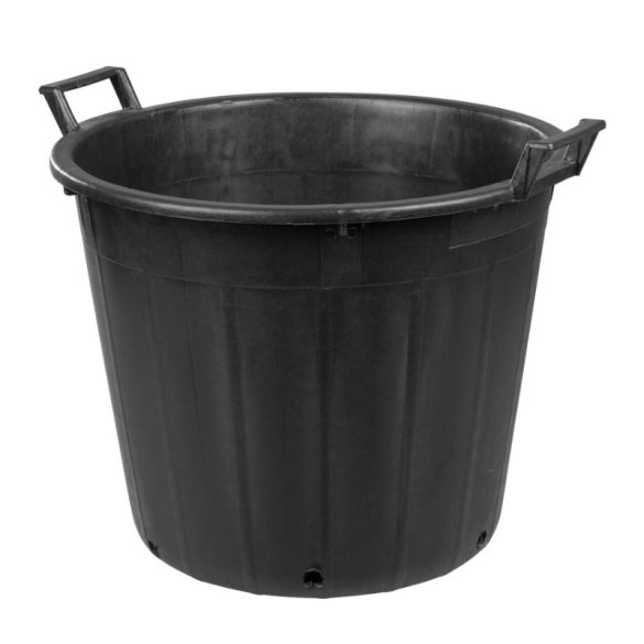 Perforovaný kvetináč, 100 litrov, 60 cm, okrúhly, s uchami 254346