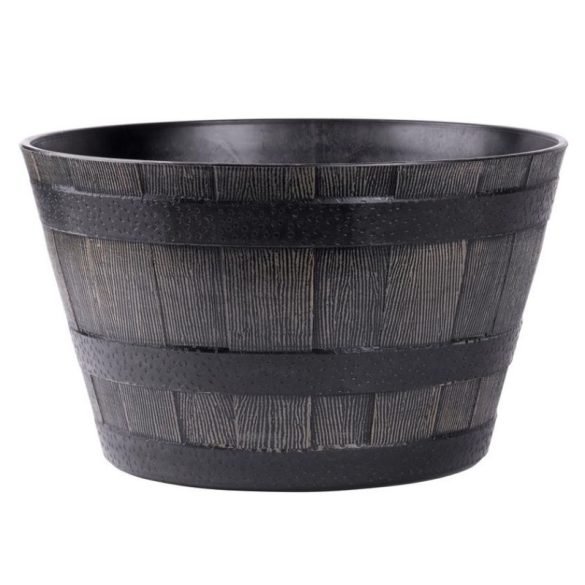 Kvetinový kôš Strend Pro Woodeff, s efektom dreva, prírodný, 39 × 23 cm 256802