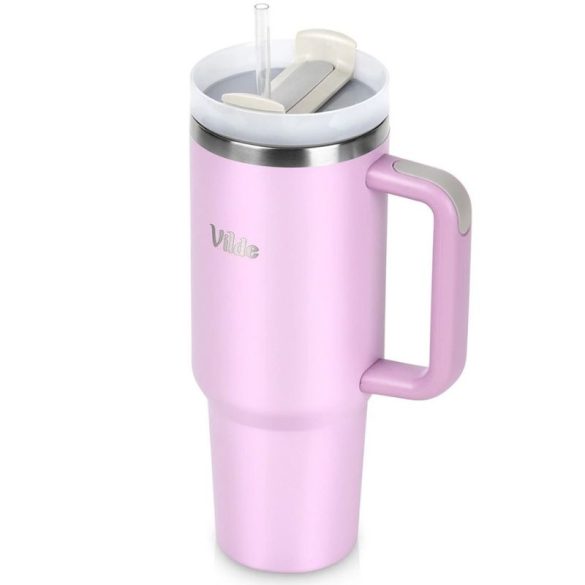 Vilde ružový nerezový termohrnček – 1,2 litra 259445