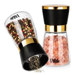   Sada sklenených mlynčekov na soľ a korenie – 2 ks, 180 ml 259465