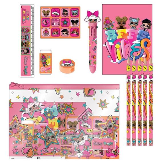 LOL školská sada písacích potrieb EVA ružová 2700001926