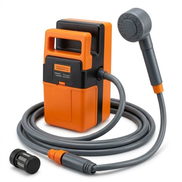 Prenosná elektrická turistická sprcha s vodnou pumpou 27521