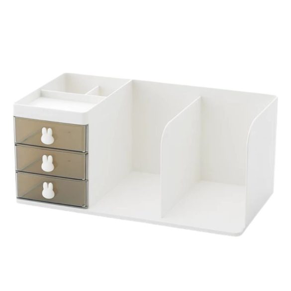 Multifunkčný stolný organizér so zásuvkami a držiakom na knihy 27651