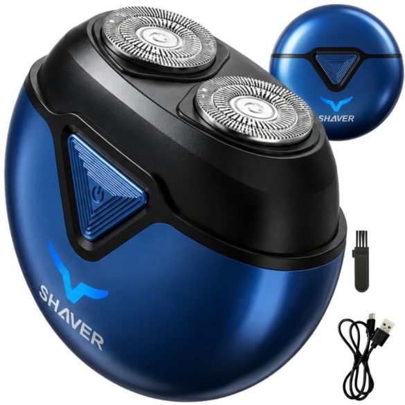 pánsky elektrický mini holiaci strojček, modrý 27803_N