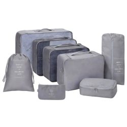 Sada na usporiadanie kufrov, 7 ks, sivá 27818