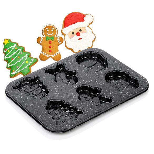 Vianočná plechová forma na pečenie 35 x 26,5 cm 279064