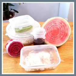   Perfect Home Sada flexibilných silikónových viečok, 6 kusov 28104