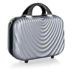 Cestovný kufor s tvrdou škrupinou – 10 l, sivý 287456