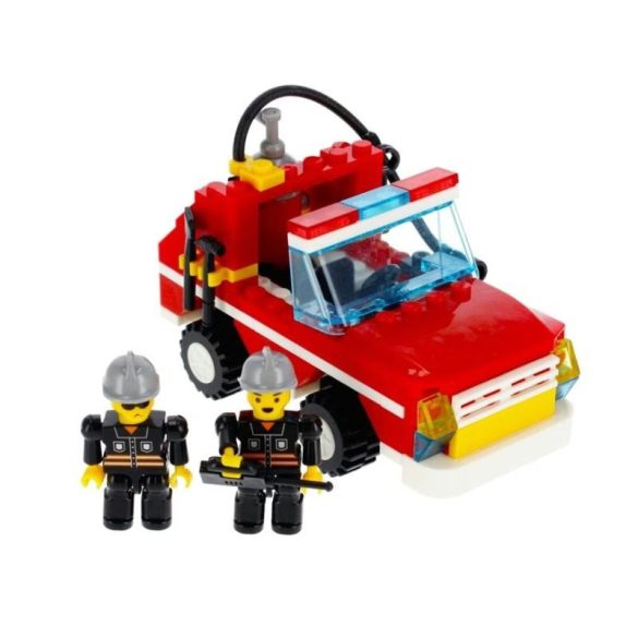 Stavebnicová sada ALLEBLOX FireBrigade – Hasičské auto s 2 minifigúrkami 298232