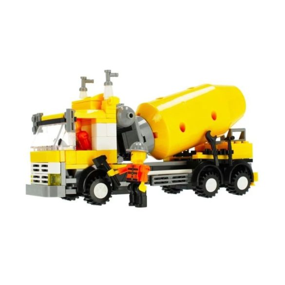 Stavebnicová sada ALLEBLOX Construction – Betónová miešačka 298242