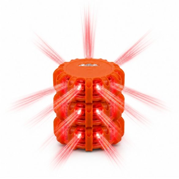 3 ks dobíjateľných halloweenských červených LED svietidiel 2QM656822Q