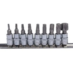 Sada 9 ks torx bitov BLACK z nástrojovej ocele CR-V 30300