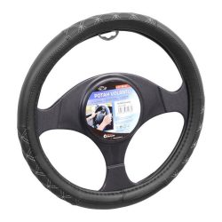 BLIND poťah na volant sivý čierny 37 až 39 cm 31440