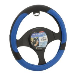 COLOR LINE poťah na volant modro čierny 37 až 39 cm 31450