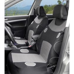   Sada poťahov na predné sedadlá LAS VEGAS sivá 2 kusy 31626