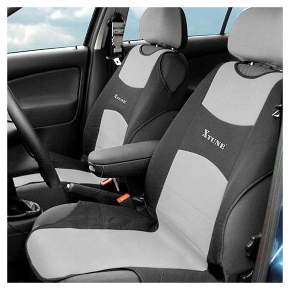 Sada poťahov na predné sedadlá TRIKO 2 kusy sivá 31631