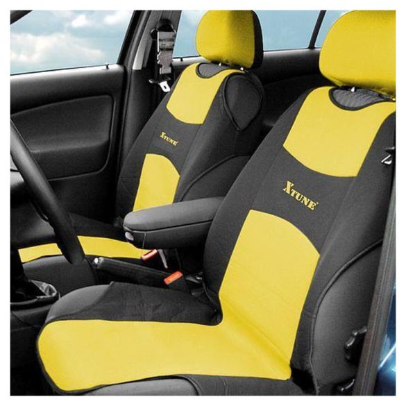 Poťah na predné sedadlá TRIKO 2 kusy žltý 31634