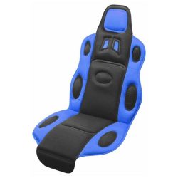 Poťah na sedadlo RACE čierno modrý 31651