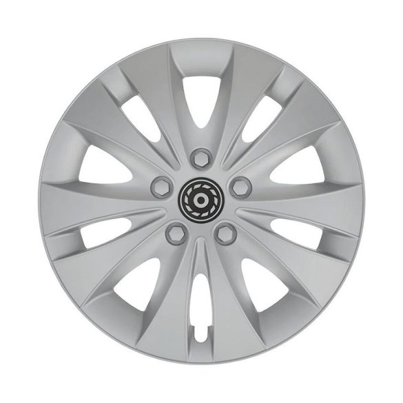 Ozdobná puklica CC24 (Storm) 16" – čierna/strieborná, 1 kus 32496