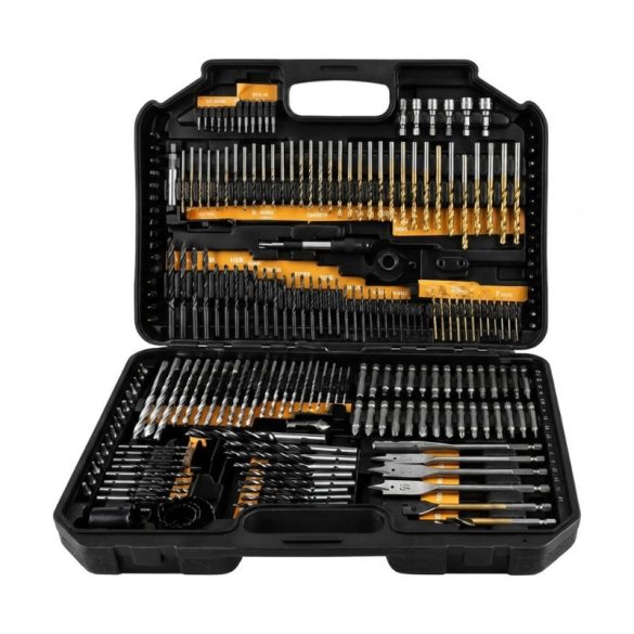 Sada vŕtačiek a bitov BLACK 246 dielov 33302