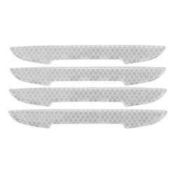   Samolepiaca ochrana dverí DELTA – strieborná, súprava 4 kusov 34312