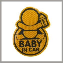Reflexná nálepka Baby in Car 34321