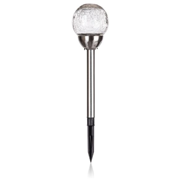 Guľová záhradná lampa na solárnu energiu – 38,5 cm, 2 LED 386643