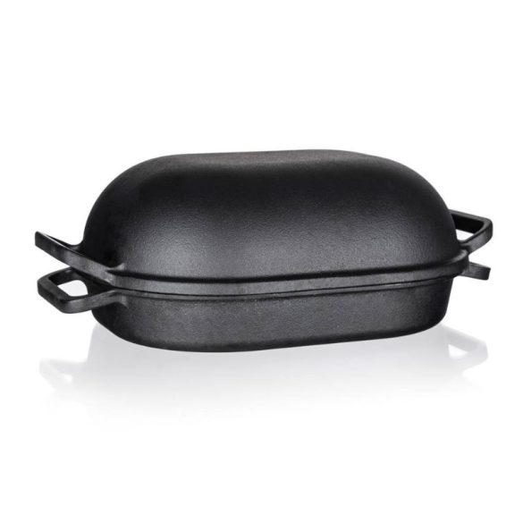 EXCELLENT Liatinová pekáreň s oválnym vekom (3+4 l) – Čierna  40051981