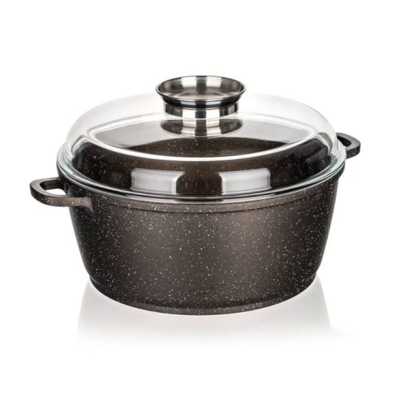 Hrnce PREMIUM tmavohnedé hliníkové – 28 cm 40055429